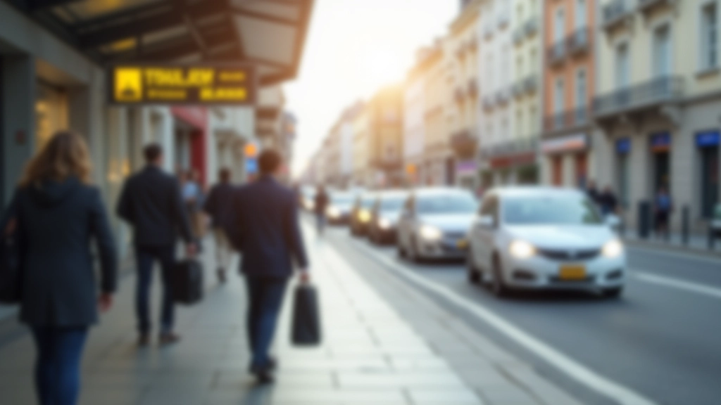 Gare moderne avec navetteurs en attente des transports en commun à Paris
