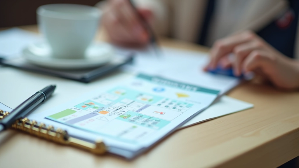 Gros plan sur ticket Navigo posé sur table avec carnet de notes et stylo